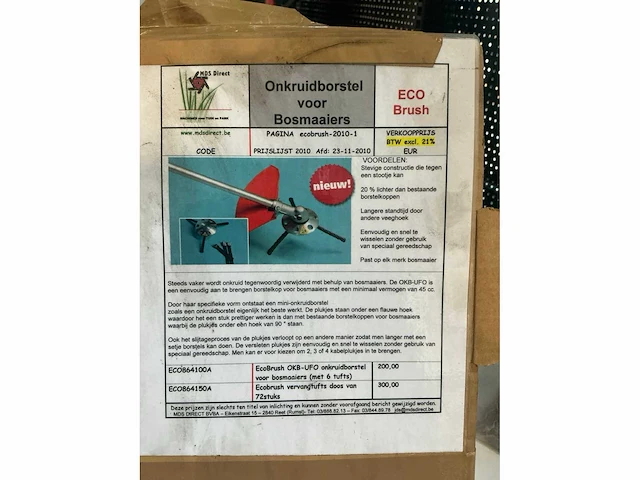 Eco brush okb-ufo onkruidborstel (4x) - afbeelding 3 van  4