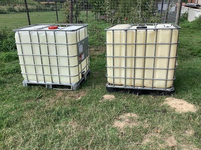 Ecobulk ibc vat 1000l (2x) - afbeelding 1 van  3