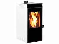 Ecoforest - moon ii - wit - pellet stove