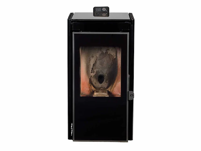 Ecoforest - moon ii - zwart - pellet stove - afbeelding 1 van  3