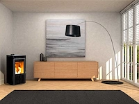 Ecoforest - moon ii - zwart - pellet stove - afbeelding 2 van  3