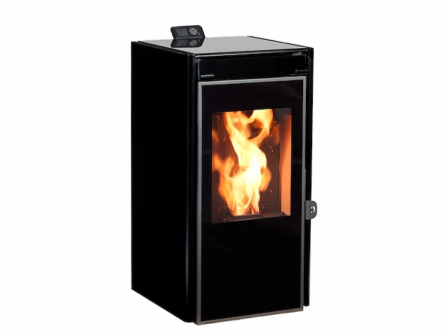 Ecoforest - moon ii - zwart - pellet stove - afbeelding 1 van  3
