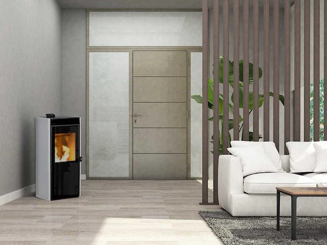 Ecoforest - vigo iii - wit - pellet stove - afbeelding 4 van  5