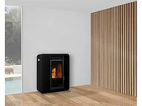 Ecoforest bolonia - zwart - pelletkachel - afbeelding 2 van  9