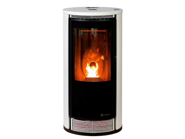 Ecoforest marsella wit - pelletkachel + optie kit up cc - afbeelding 3 van  4