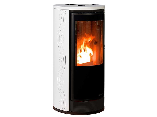 Ecoforest marsella wit - pelletkachel + optie kit up cc - afbeelding 4 van  4