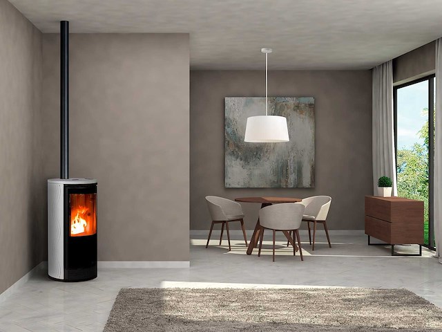 Ecoforest marsella wit - pelletkachel - afbeelding 2 van  4