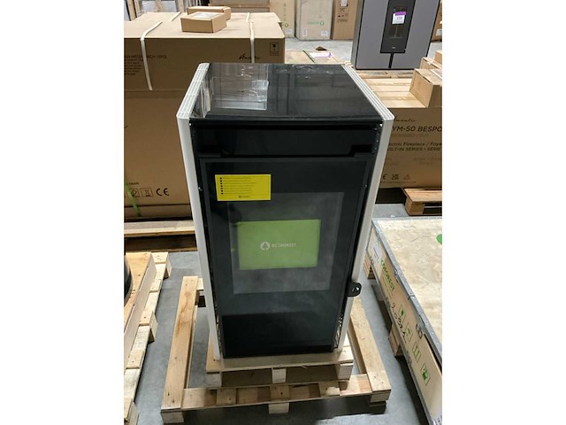 Ecoforest moon ii - wit - pelletkachel - afbeelding 2 van  7