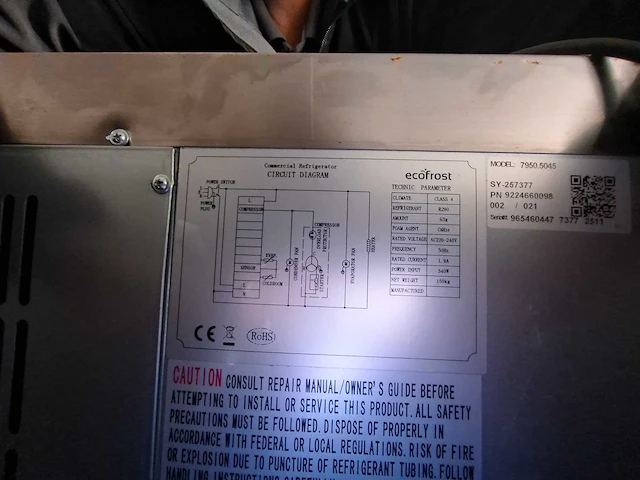 Ecofrost - koelwerkbank - afbeelding 5 van  5