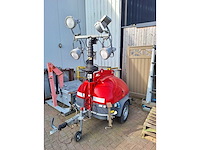 Ecolite-t mobiele lichtmast op aanhanger - afbeelding 7 van  8