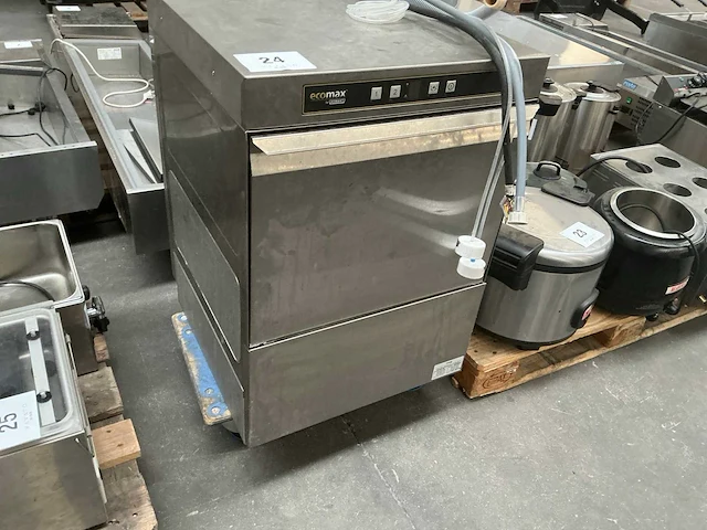 Ecomax by hobart eco-f504 glazenspoelmachine - afbeelding 2 van  5