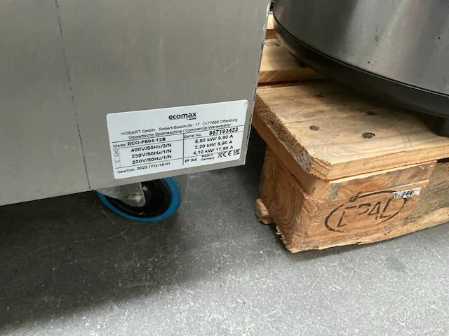 Ecomax by hobart eco-f504 glazenspoelmachine - afbeelding 5 van  5