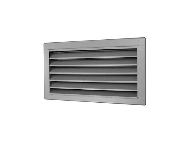 Econox buitenluchtrooster b=1200 x h=500 rvs - inox - afbeelding 1 van  1