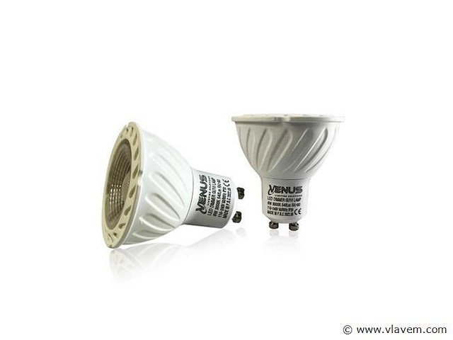 Ed-spot gu10 – 6w – dimbaar – 6500k koud wit – ip20 (x100) - afbeelding 2 van  4