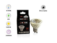 Ed-spot gu10 – 6w – dimbaar – 6500k koud wit – ip20 (x200) - afbeelding 1 van  3