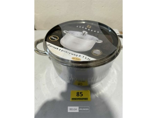 Edenberg inductie kookpot 24 cm 6,1 liter - afbeelding 2 van  3