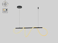 Edera hanglamp 60cm 40w led cct 3 kleur & 3 stappen dimmen(1x) - afbeelding 3 van  6