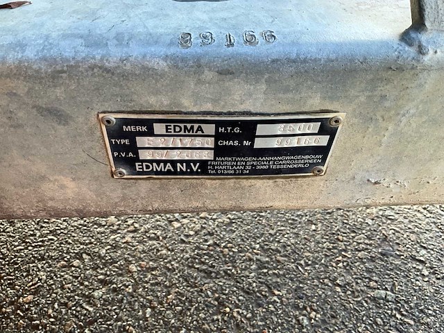 Edma e2/1750 aanhangwagen - afbeelding 17 van  26