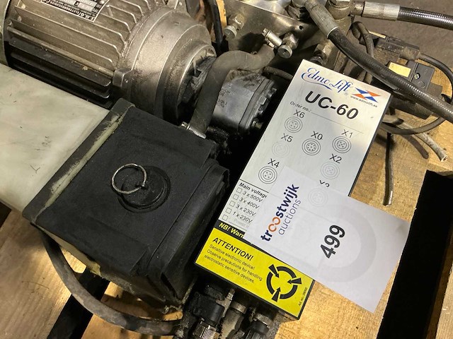 Edmo-lift uc-60 hydraulisch aggregaat - afbeelding 3 van  4