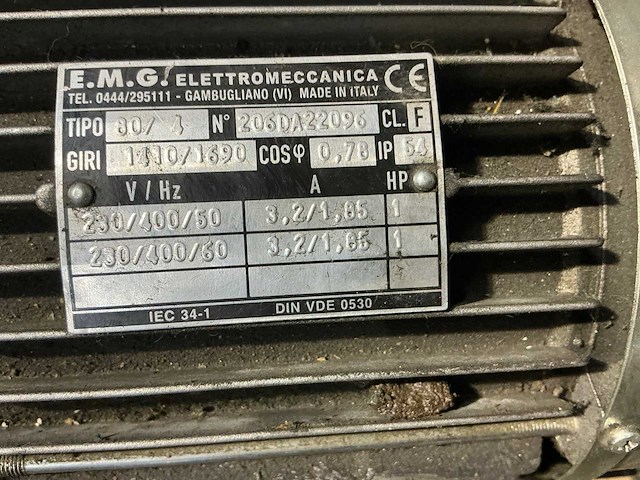 Edmo-lift uc-60 hydraulisch aggregaat - afbeelding 4 van  4