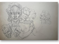 Edmond van dooren - originele tekening - afbeelding 1 van  1