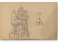 Edmond van dooren - originele tekening - afbeelding 1 van  1