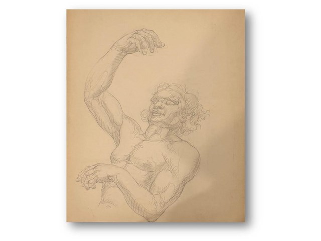 Edmond van dooren - originele tekening - afbeelding 1 van  1