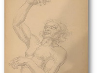 Edmond van dooren - originele tekening - afbeelding 1 van  1