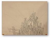 Edmond van dooren - originele tekening - afbeelding 1 van  1