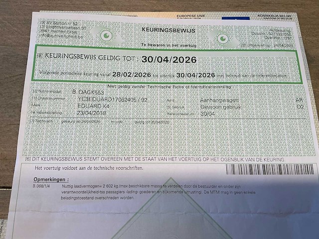 Eduard - 2018 - k4 330 x 180 3-kipper - aanhangwagen - afbeelding 10 van  21