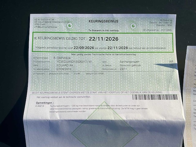 Eduard k4 zhl20 3-zijdige kipper 310x160 aanhangwagen - afbeelding 21 van  34