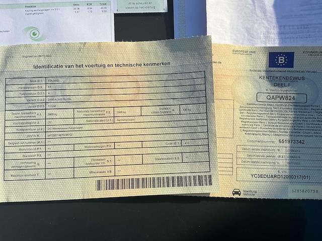 Eduard k4 zhl20 3-zijdige kipper 310x160 aanhangwagen - afbeelding 22 van  34