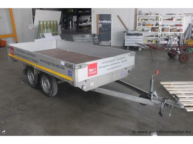 Eduards type 2, 2-assig, mtm 750 kg, open aanhangwagen, chassisnummer yc3eduard16049388 - afbeelding 1 van  4
