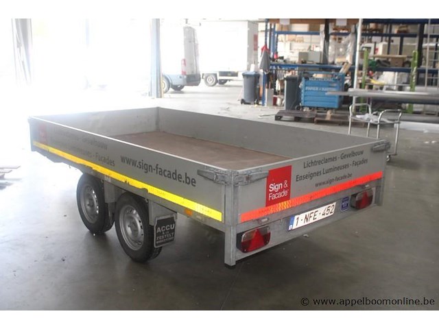 Eduards type 2, 2-assig, mtm 750 kg, open aanhangwagen, chassisnummer yc3eduard16049388 - afbeelding 2 van  4