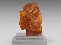 Edward leibovitz (1946-2019), 'le royaume déchiré', 1995, glass paste sculpture the sculpture: 33 x 48 cm. (12.99 x 18.89 in.), with plexi base: 41 cm. (16.14 in.) - afbeelding 4 van  10