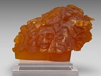 Edward leibovitz (1946-2019), 'le royaume déchiré', 1995, glass paste sculpture the sculpture: 33 x 48 cm. (12.99 x 18.89 in.), with plexi base: 41 cm. (16.14 in.) - afbeelding 6 van  10