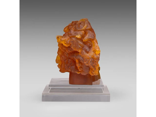Edward leibovitz (1946-2019), 'le royaume déchiré', 1995, glass paste sculpture the sculpture: 33 x 48 cm. (12.99 x 18.89 in.), with plexi base: 41 cm. (16.14 in.) - afbeelding 9 van  10