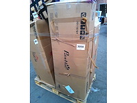 Een kast van twee verdiepingen, groot model, houten kooi voor konijnen, kippen en eenden - afbeelding 7 van  7