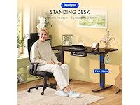 Eén sta-bureau 100x60cm, elektrisch in hoogte verstelbaar bureau - afbeelding 3 van  7