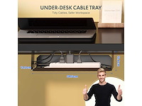 Eén sta-bureau 100x60cm, elektrisch in hoogte verstelbaar bureau - afbeelding 6 van  7