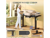 Eén sta-bureau 100x60cm, elektrisch in hoogte verstelbaar bureau - afbeelding 5 van  6