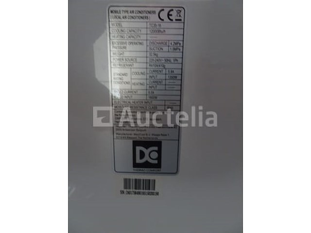 Een thremoconfort tc35-16 dc airconditioned apparaat - afbeelding 3 van  5