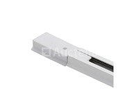 Eenfase rail - 1 m - wit - aluminium - ip20 - inclusief montageset (x5) - afbeelding 1 van  3