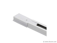 Eenfase rail . 1 m . wit . aluminium . ip20 . inclusief montageset (x5) - afbeelding 3 van  3