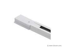 Eenfase rail – 1 m – wit – aluminium – ip20 – inclusief montageset (x5) - afbeelding 3 van  3