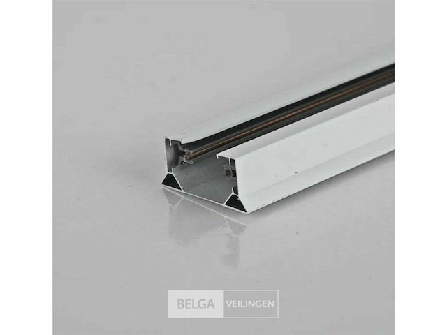 Eenfase rail – 1 m – wit – aluminium – ip20 – inclusief montageset (x5) - afbeelding 3 van  4