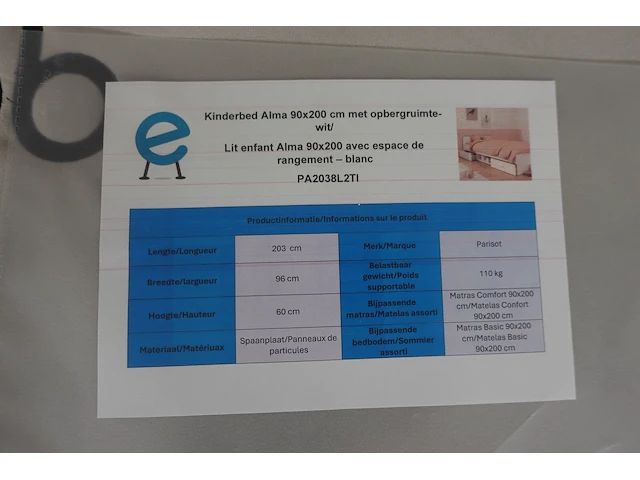 Eenpersoonsbed alma - afbeelding 4 van  4