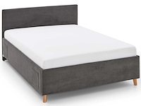 Eenpersoonsbed cool | 90 x 200 cm | antraciet - afbeelding 2 van  10