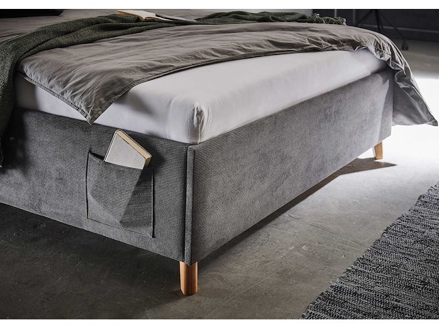 Eenpersoonsbed cool | 90 x 200 cm | antraciet - afbeelding 4 van  10