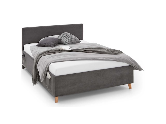 Eenpersoonsbed cool | 90 x 200 cm | antraciet - afbeelding 10 van  10